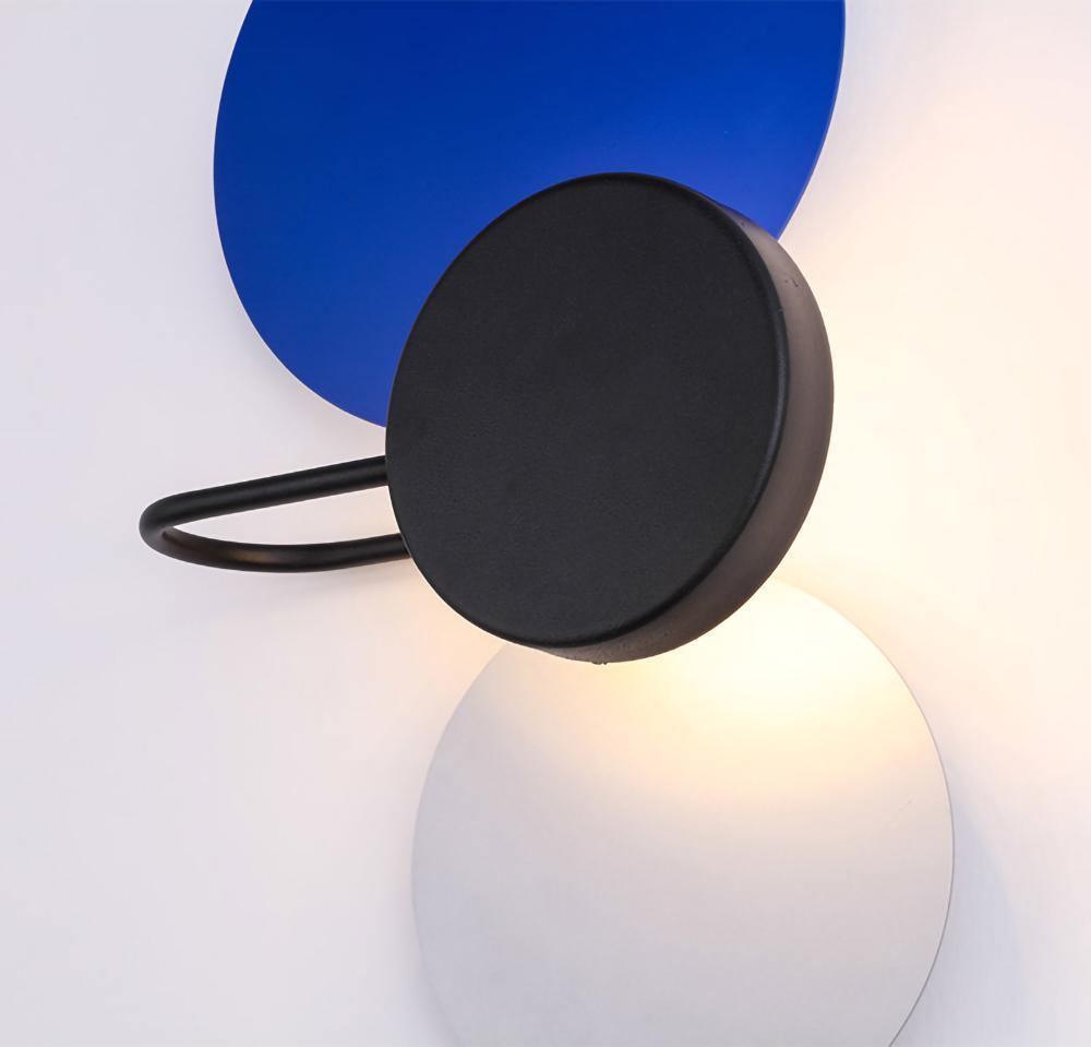 Mirq wandlamp met Magnetische Schijven Kunstzinnig