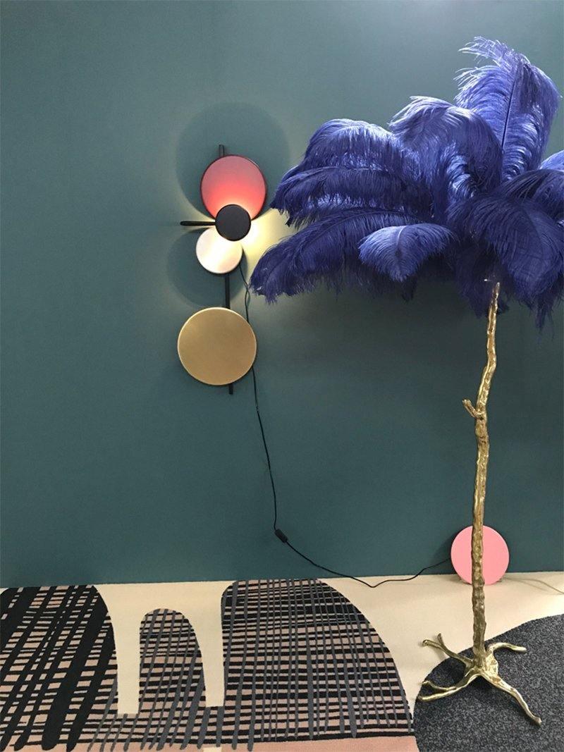 Mirq wandlamp met Magnetische Schijven Kunstzinnig