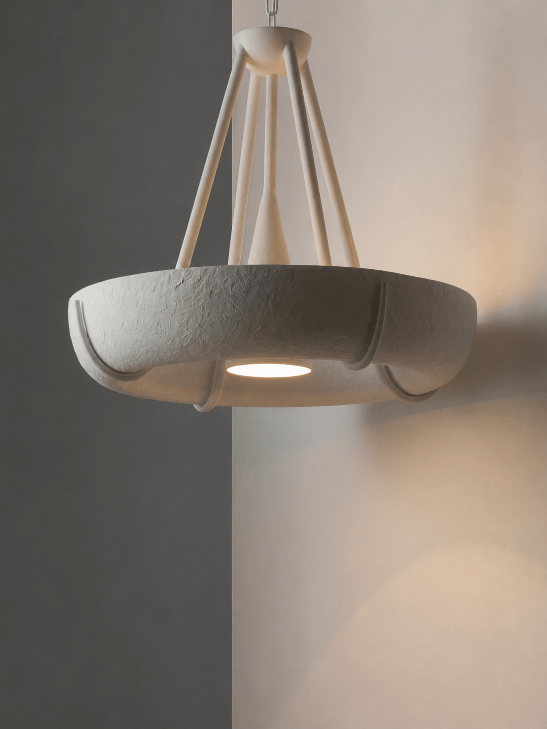 Plaster kroonluchter trommel