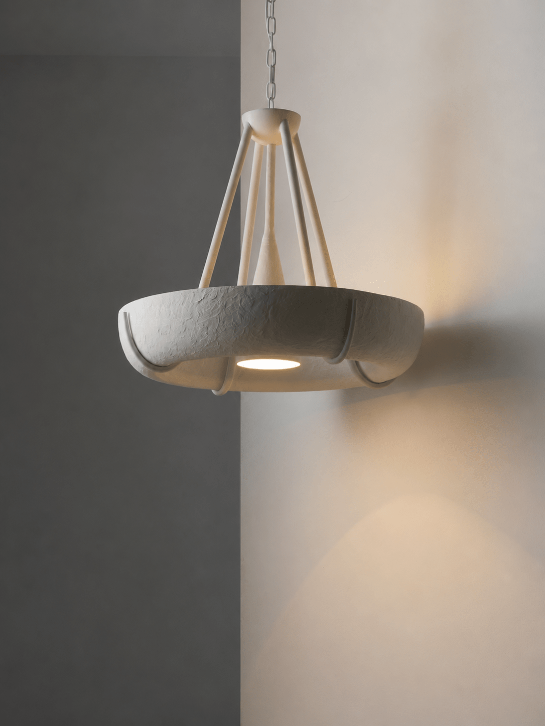 Plaster kroonluchter trommel