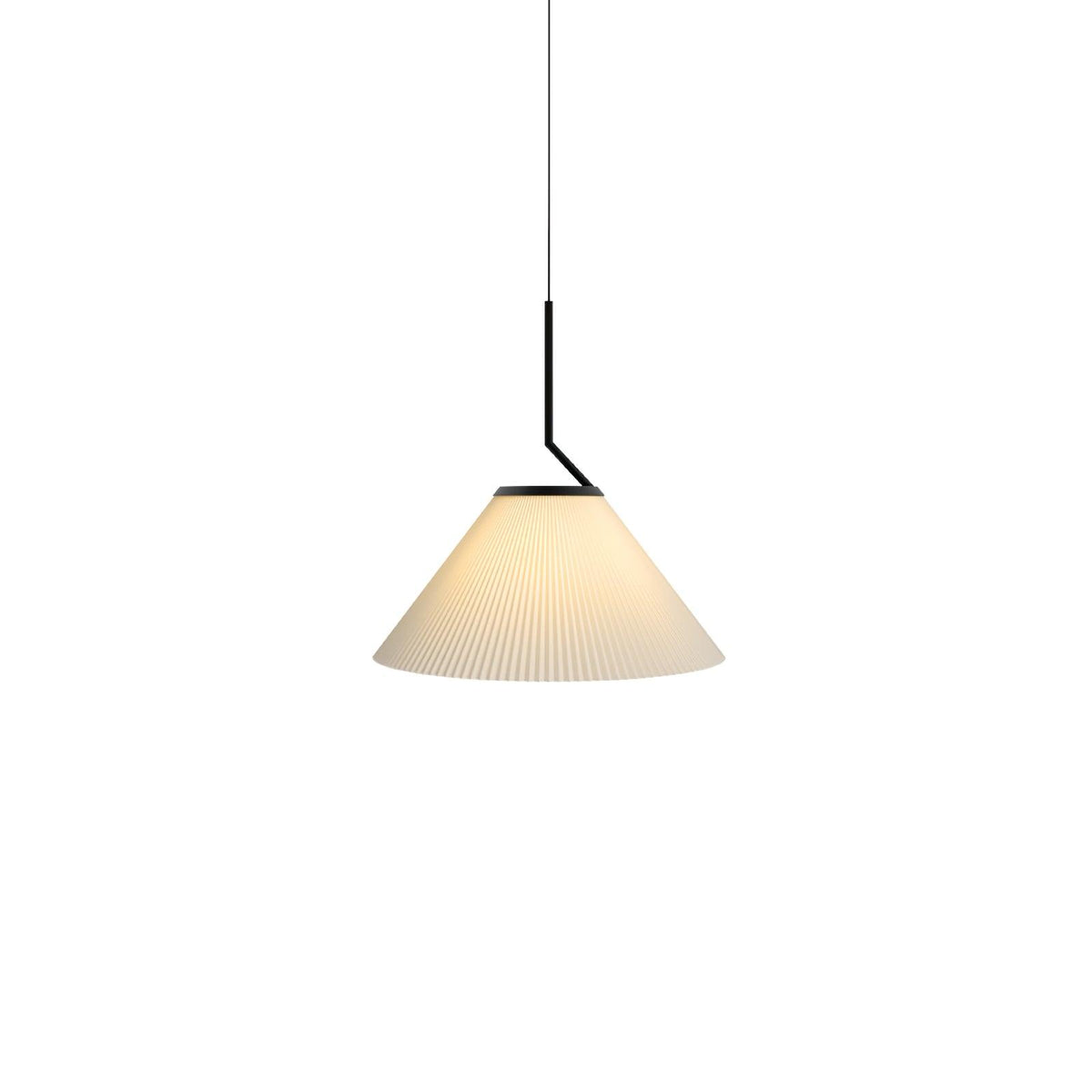 Tyrs geplooide stoffen hanglamp