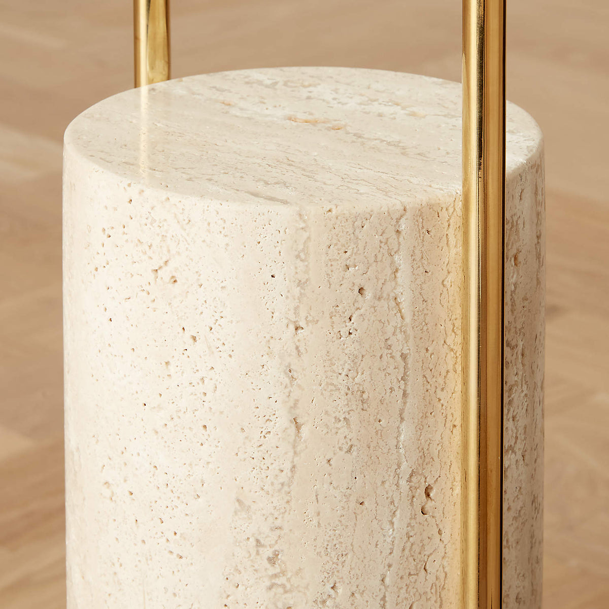 Haloroy vloerlamp met marmer