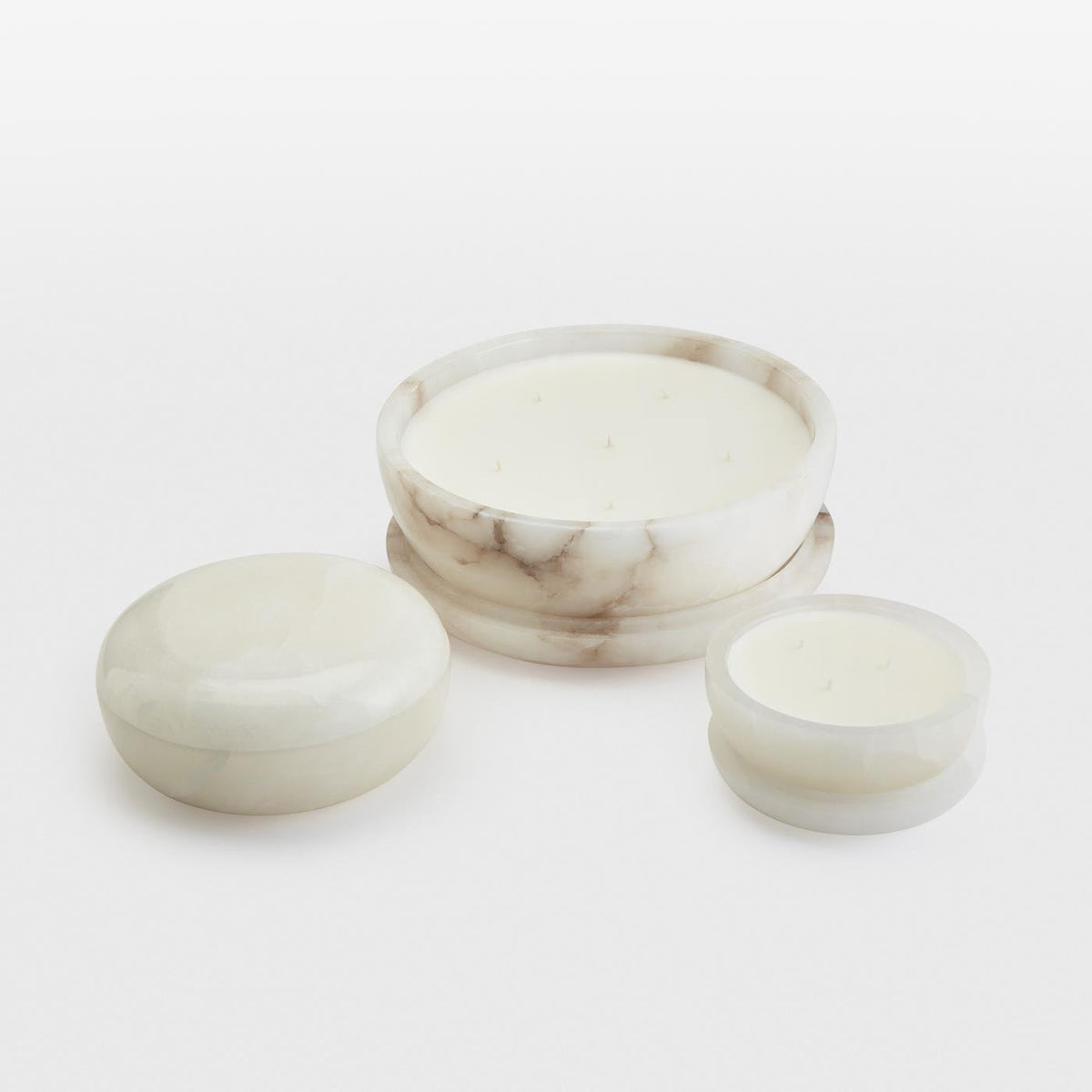 Pomelo Tass marmer Candlestick Ornaments