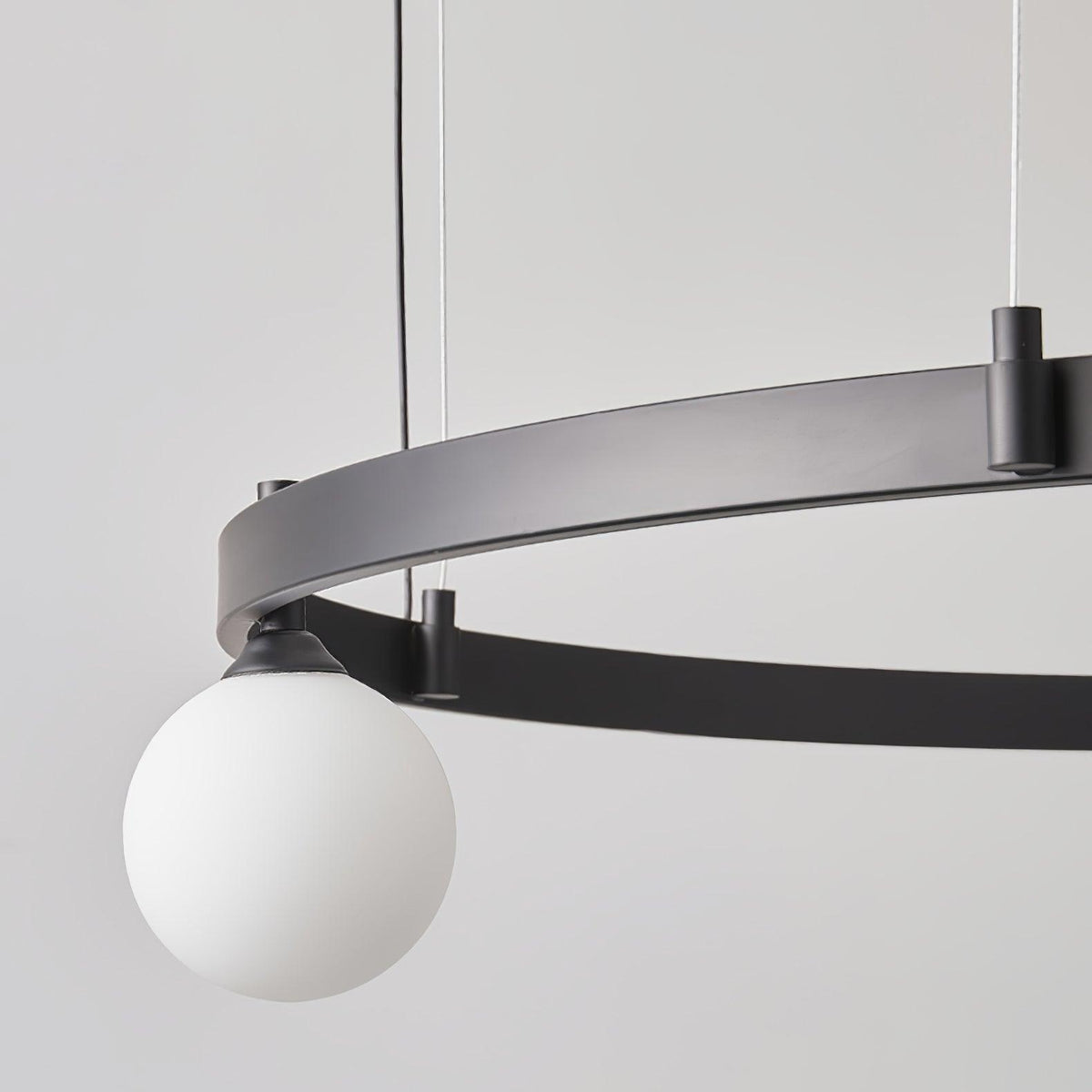 Orel hanglamp ronde zwarte ring