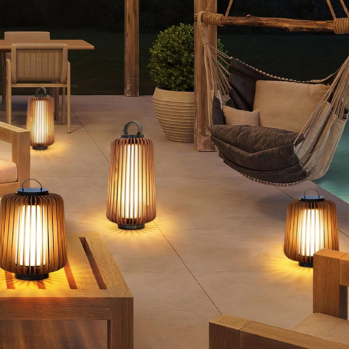 Irina Premium Art Draagbare Lantaarn Buitenverlichting