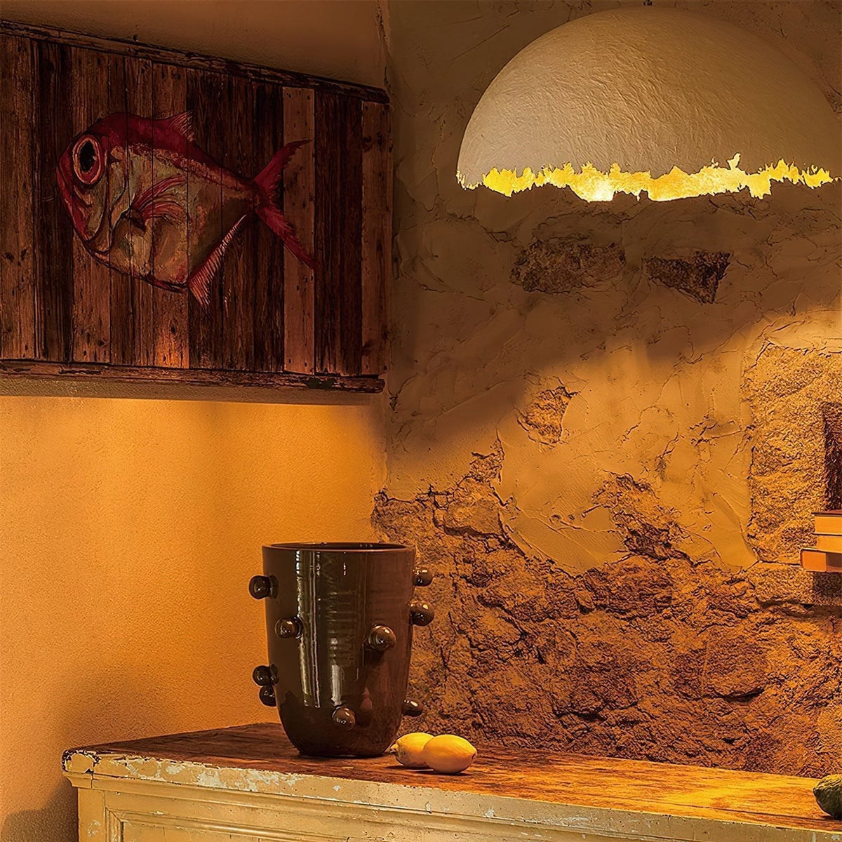 Viliriel Textured glasvezel hanglamp