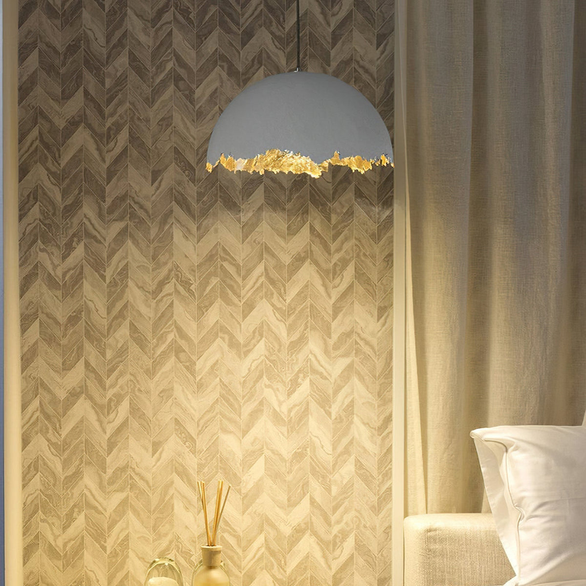 Viliriel Textured glasvezel hanglamp