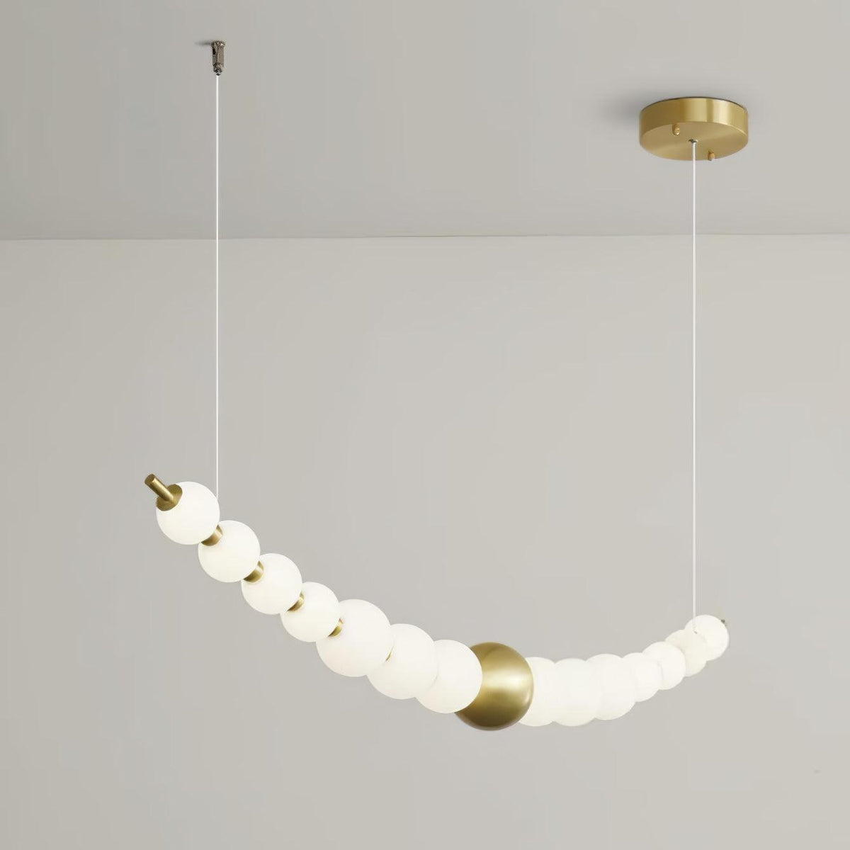 Auroira Moderne hanglamp van messing