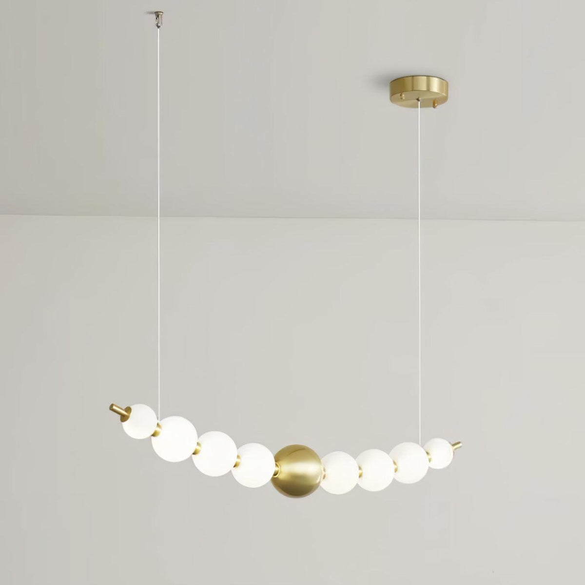 Auroira Moderne hanglamp van messing