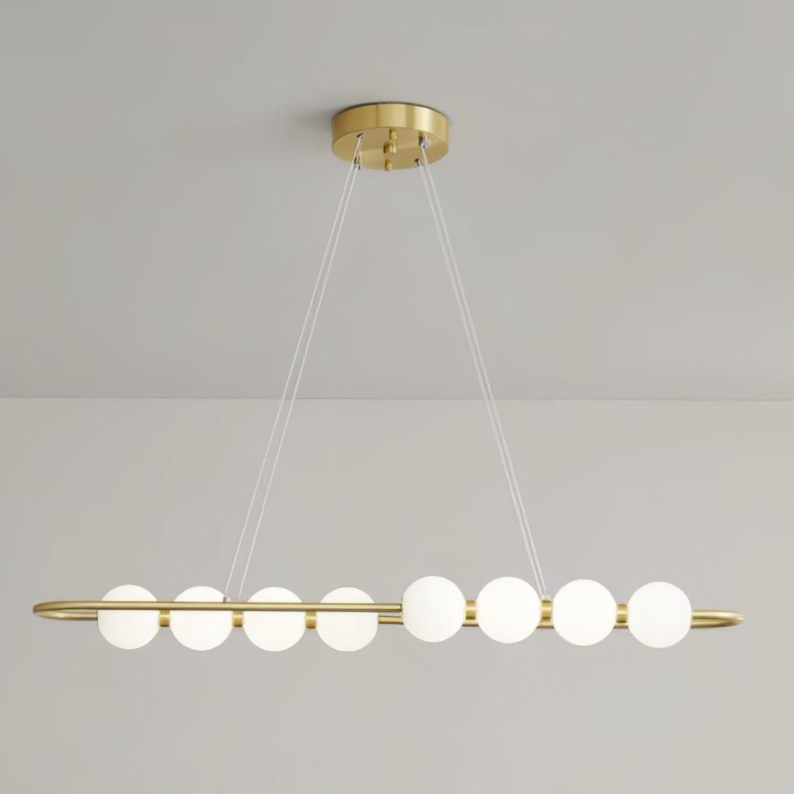 Auroira Moderne hanglamp van messing