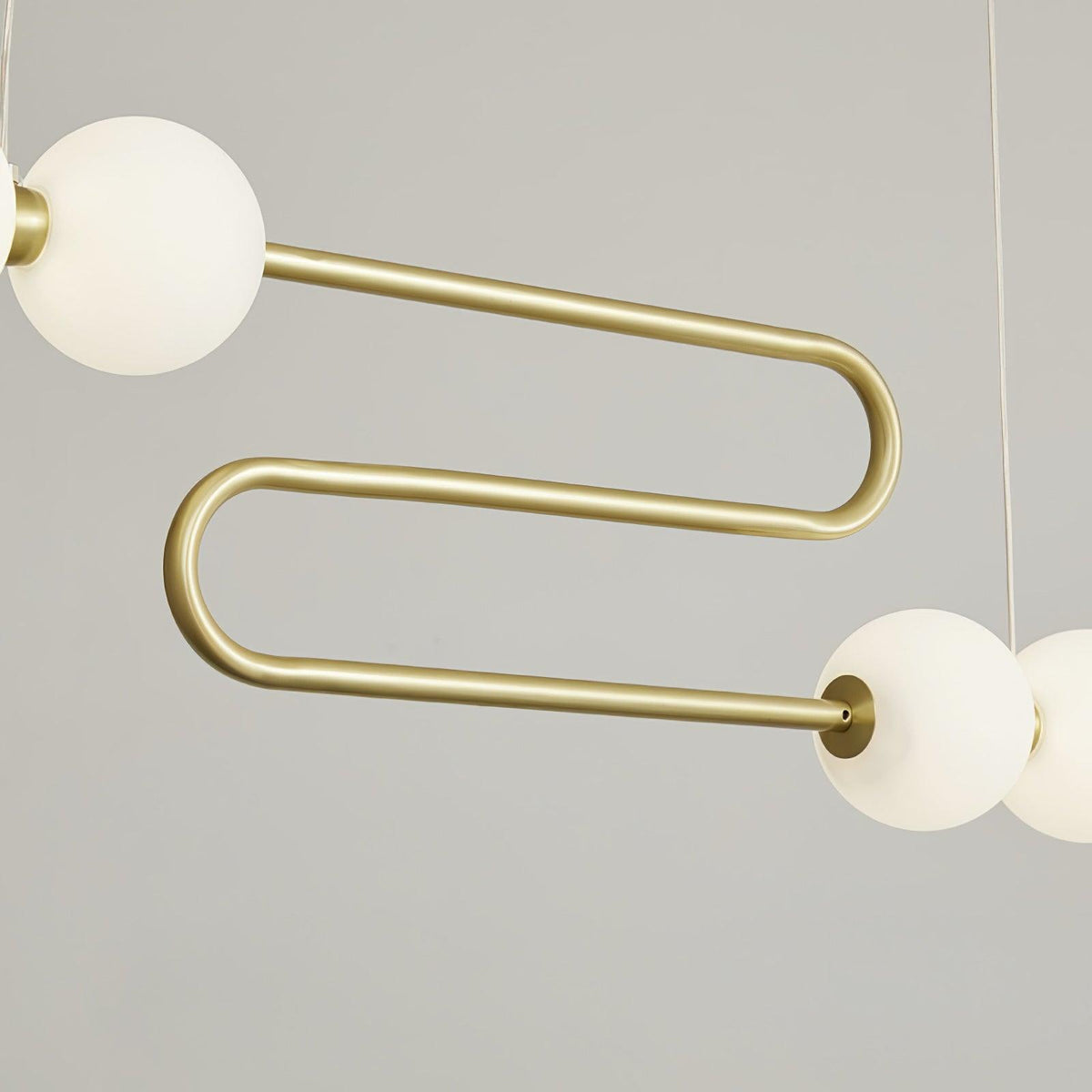 Auroira Moderne hanglamp van messing