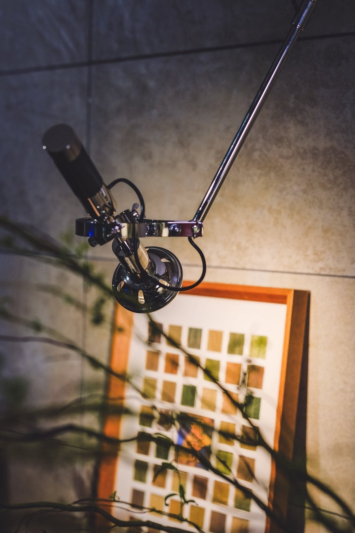Perv wandlamp met lichtstraal