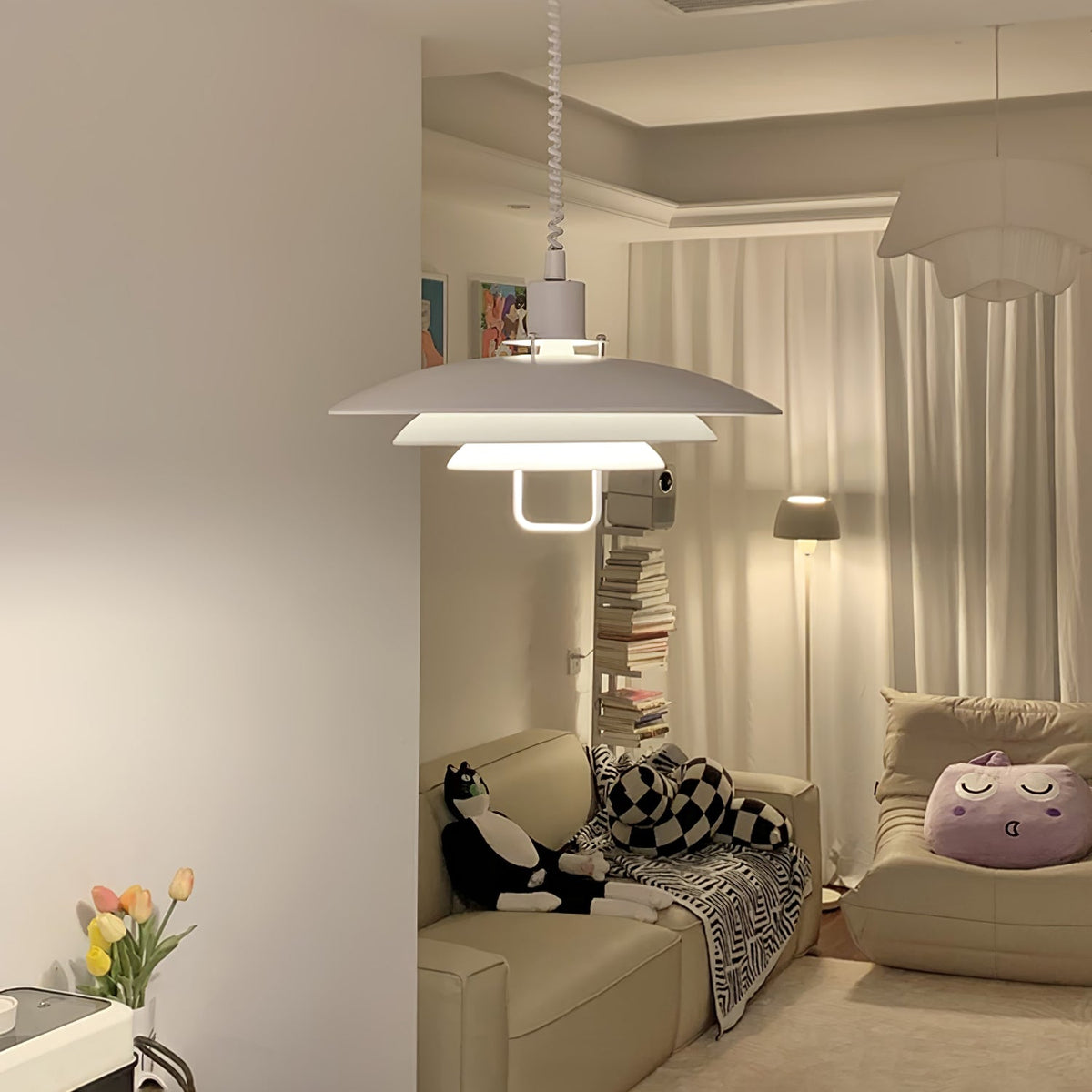 Divor Aluminium glamoureus hanglamp