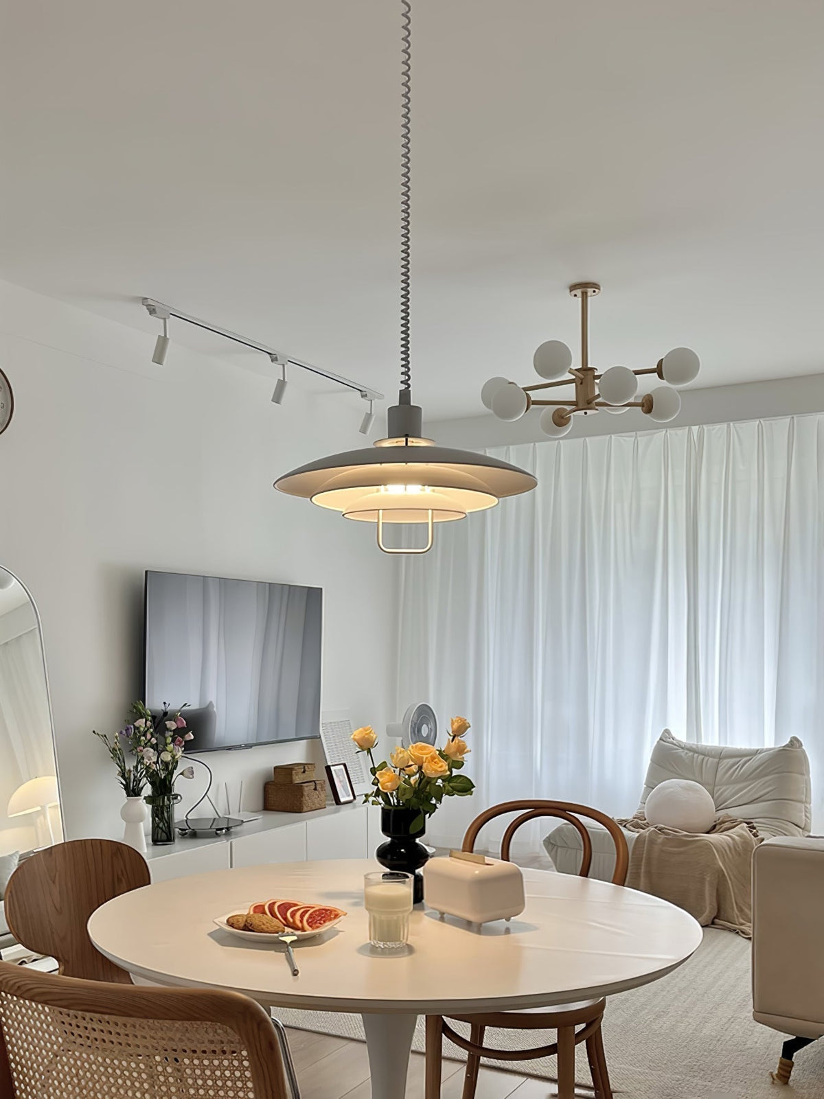 Divor Aluminium glamoureus hanglamp