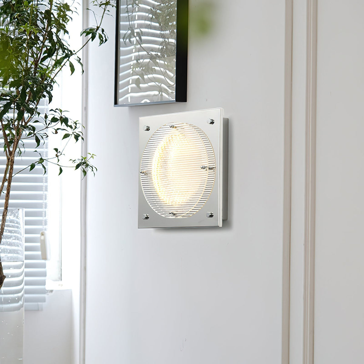 Isolora Noordse kunst Shield wandlamp
