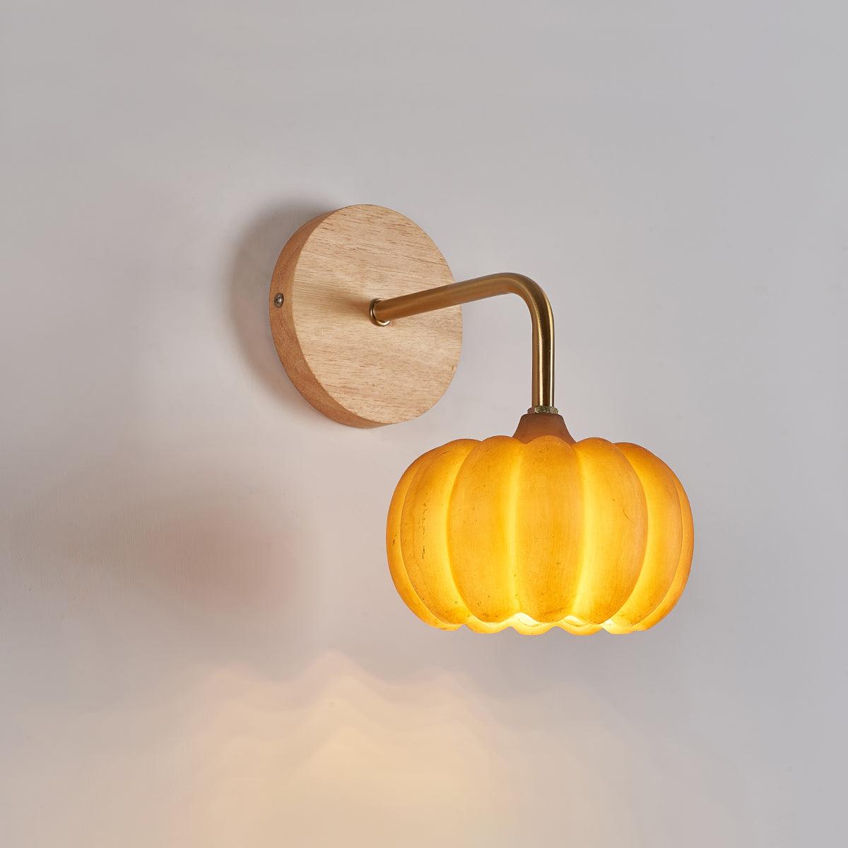Vilorel creatieve wandlamp in pompoenvorm