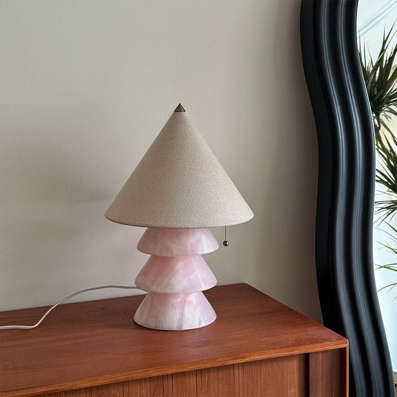 Pyramid Retro marmeren tafellamp