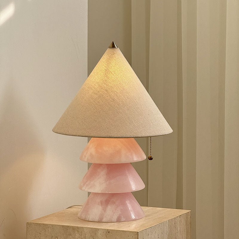 Pyramid Retro marmeren tafellamp