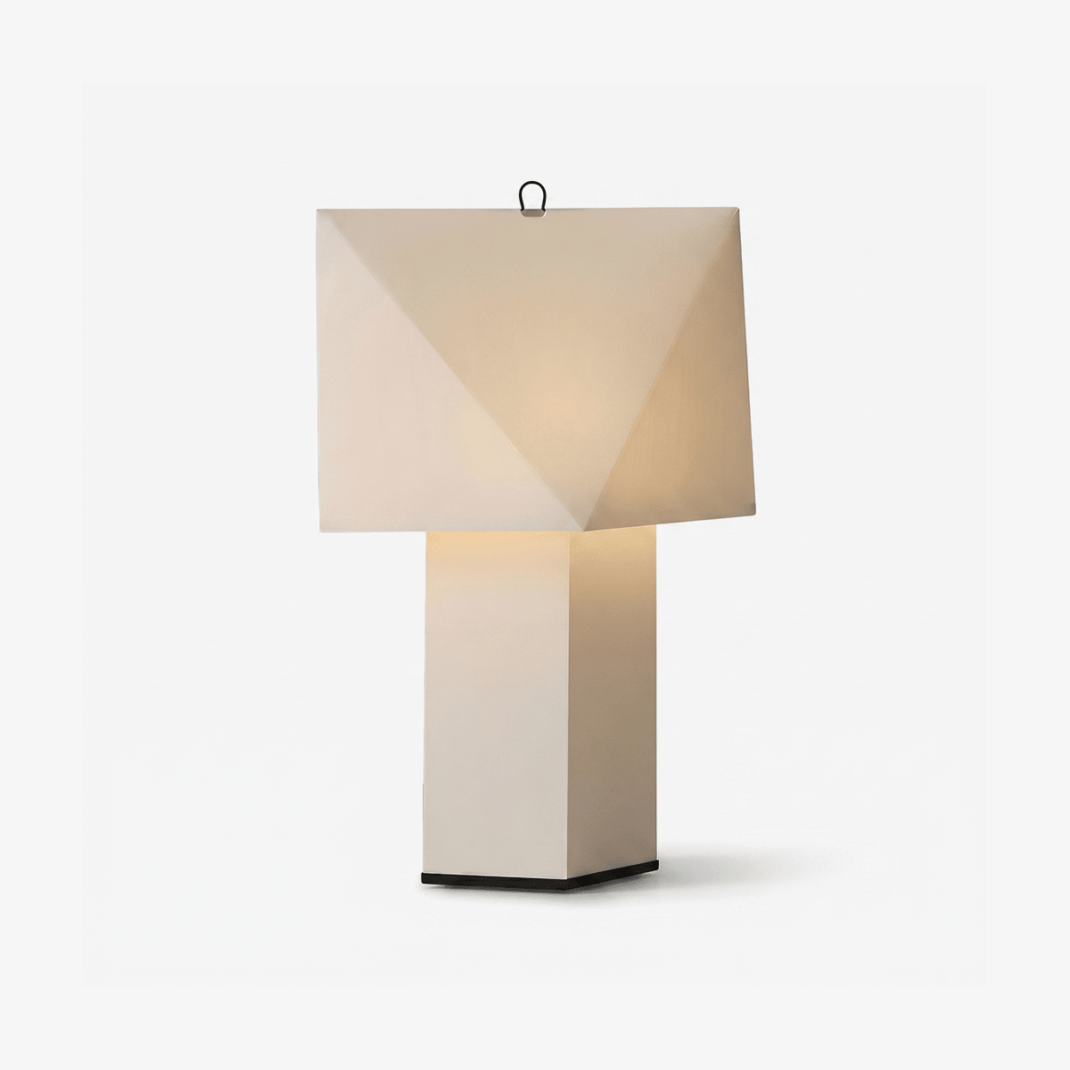 Mireval tafellamp met papierkap in beige