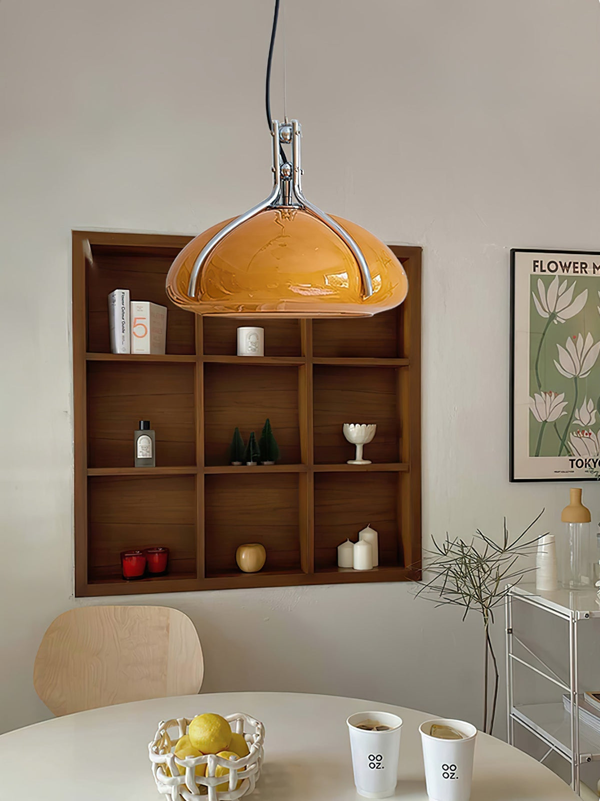 Ernorora Premium Noordse kunst hanglamp van glas