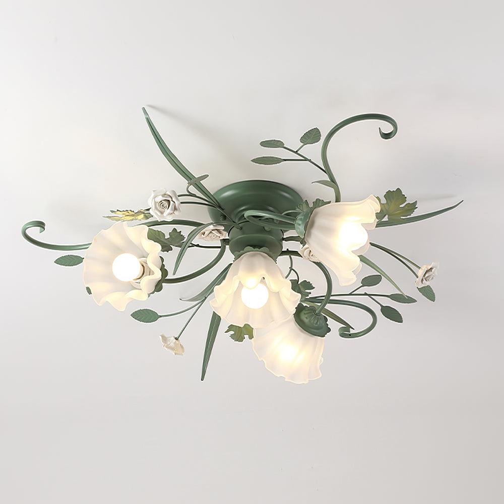 Nylirir unieke kunst Noordse kunst klassieke keramische plafondlamp
