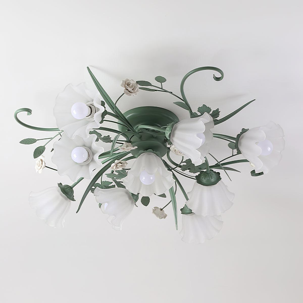 Nylirir unieke kunst Noordse kunst klassieke keramische plafondlamp