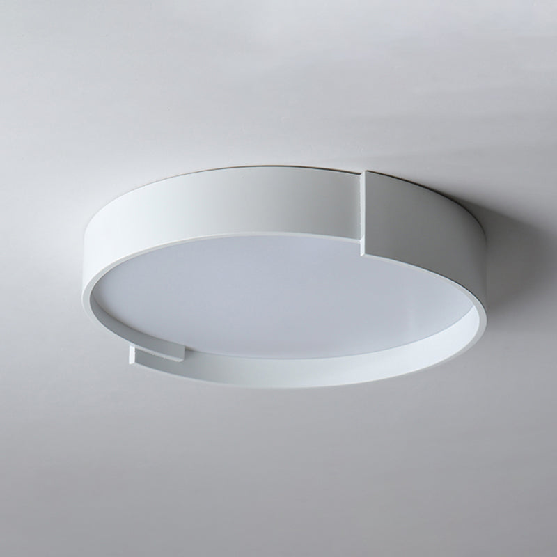Quinn Moderne  Eenvoudig Ronde LED Plafondlampen Wit/Grijs/Groen Metaal Slaapkamer