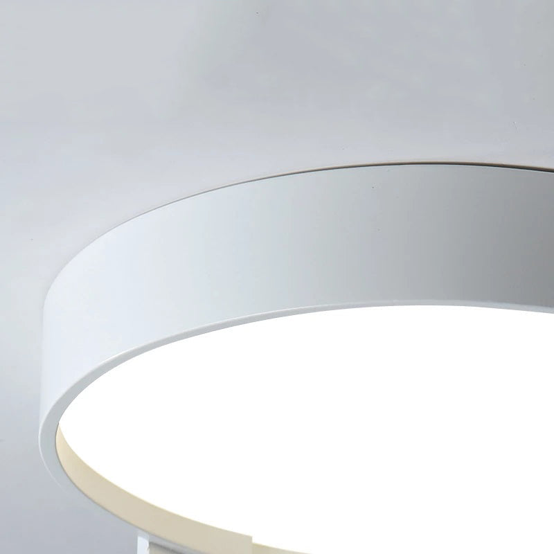 Quinn Moderne  Eenvoudig Ronde LED Plafondlampen Wit/Grijs/Groen Metaal Slaapkamer