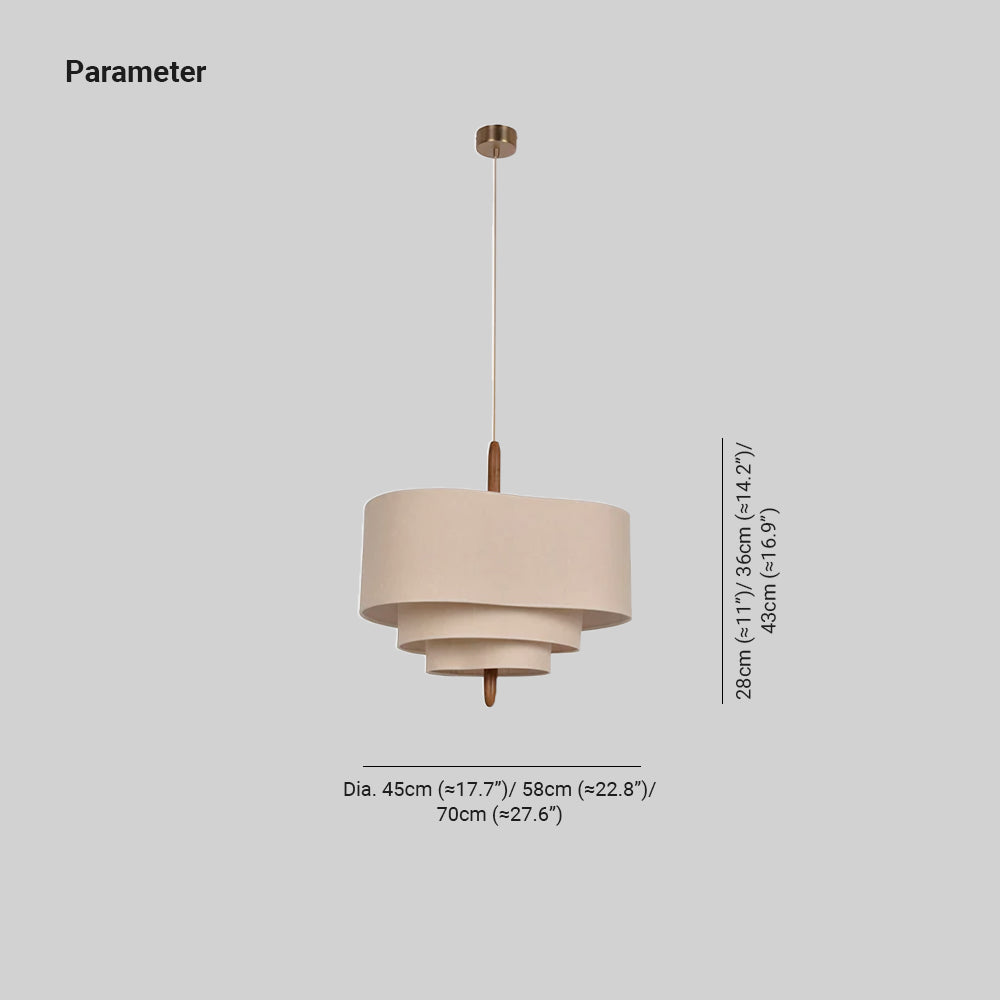 Renée Modern Kiezelsteen Stof Hanglampen Slaapkamer Eetkamer