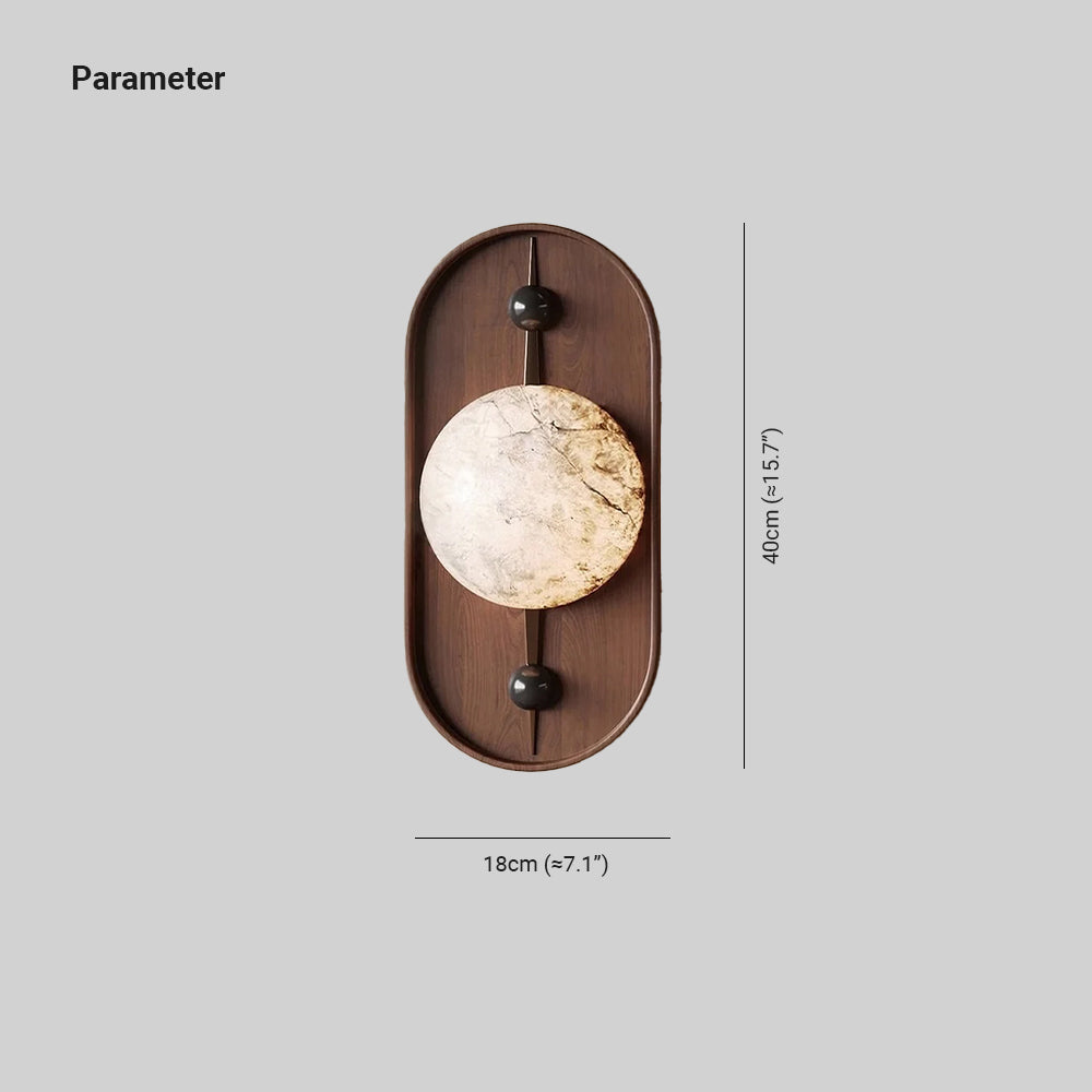 Muto Vintage Metaal Hars LED Wandlamp Slaapkamer Eetkamer