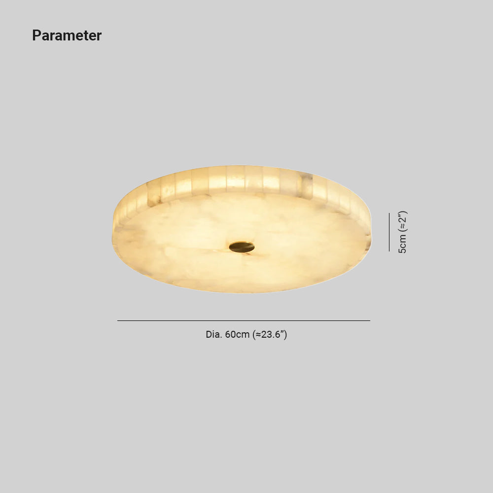 Byers Modern Minimalisme LED Ronde Metaal Hars Plafondlamp Slaapkamer Eetkamer