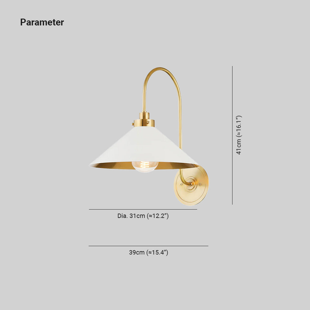 Alessio Vintage Huisje Metaal Wandlamp Slaapkamer Studiezaal Woonkamer