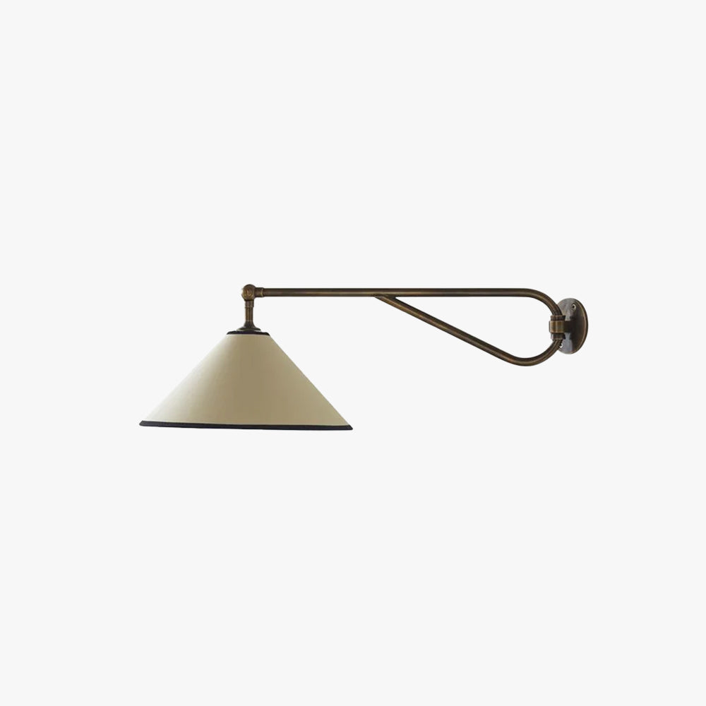 Alessio Vintage Klassiek Metaal Stof Wandlamp Hal Slaapkamer