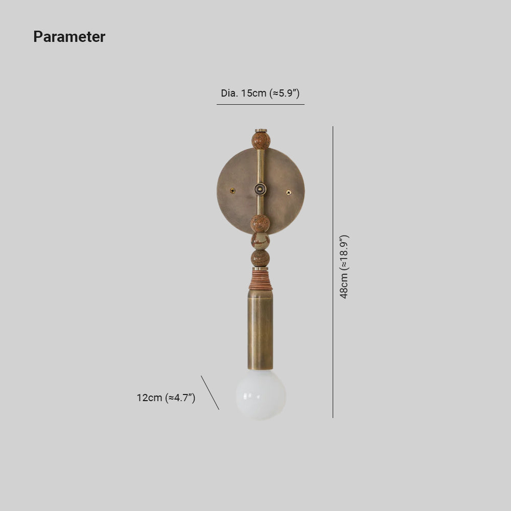 Alessio Vintage Ongebruikelijk Metaal Wandlamp Armatuur Slaapkamer Hal