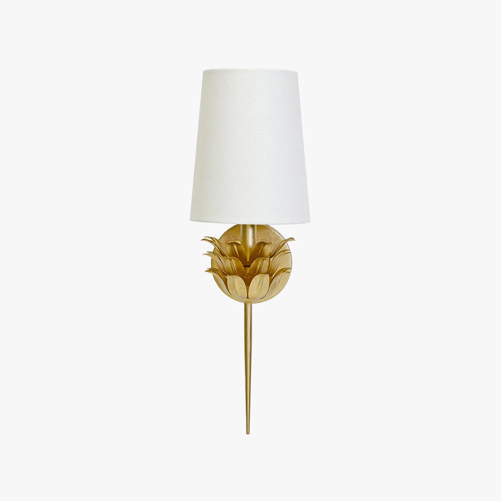 Alessio Minimalisme Metaal Stof Messing Zilver Wandlamp Eetkamer Slaapkamer