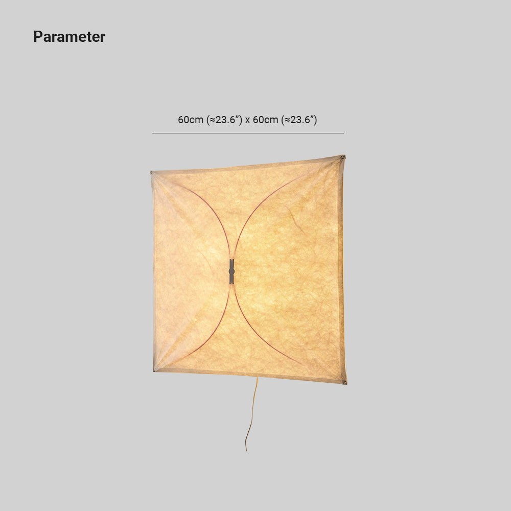 Ozawa Natuurlijk Papier Metaal Wit Wandlamp Eetkamer Slaapkamer