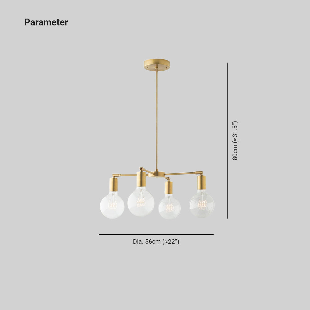 Valentina Modern LED Metaal Glas Kroonluchters Slaapkamer