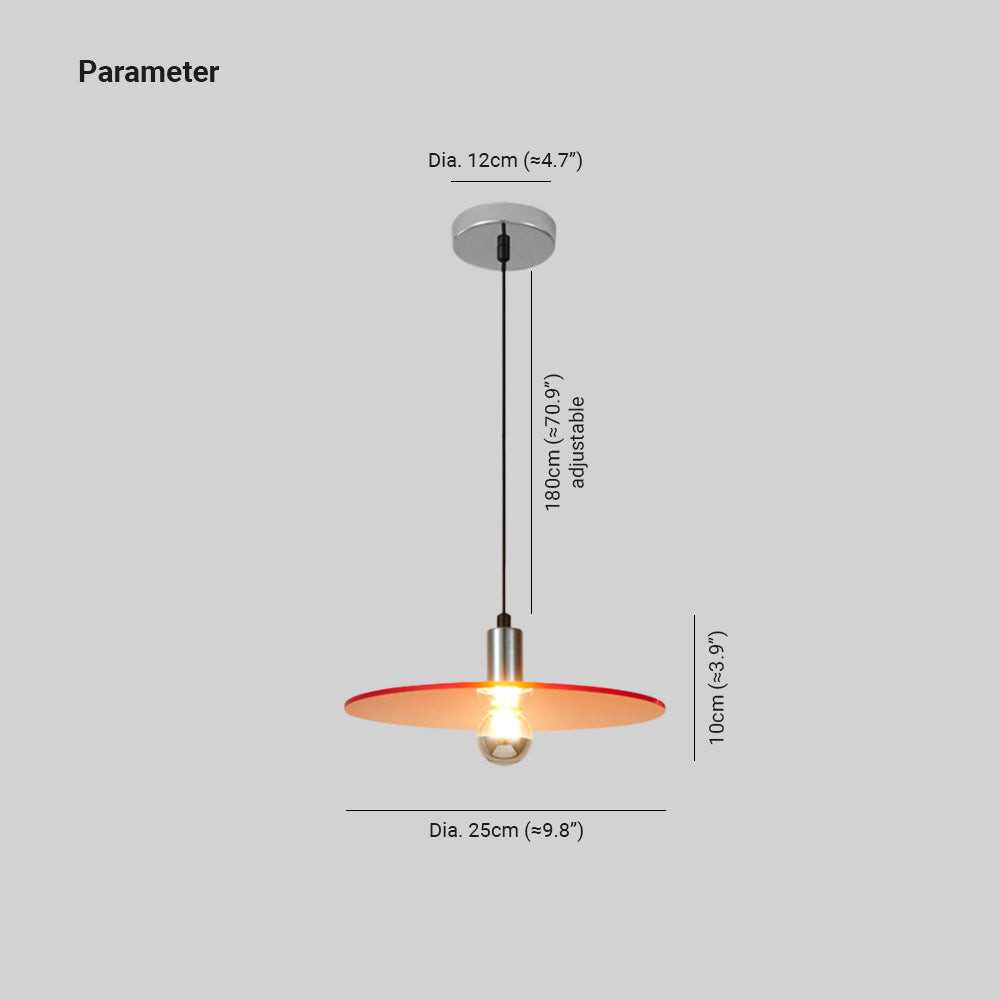 Cairns Scandinavisch LED Plaatvormige Acryl Hanglampen Slaapkamer