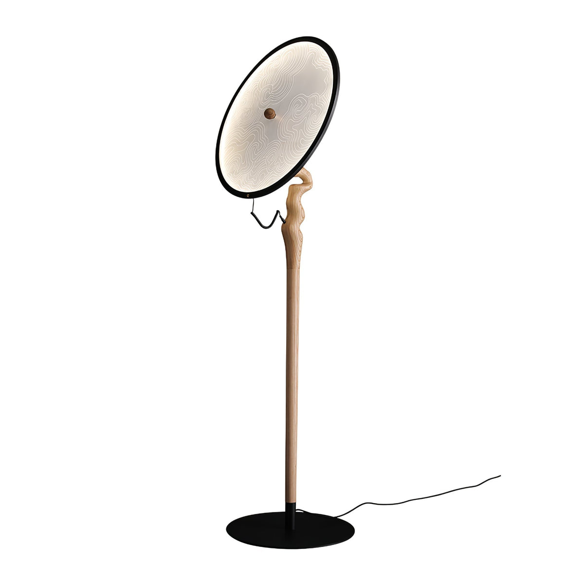 Evliriel vloerlamp van hout