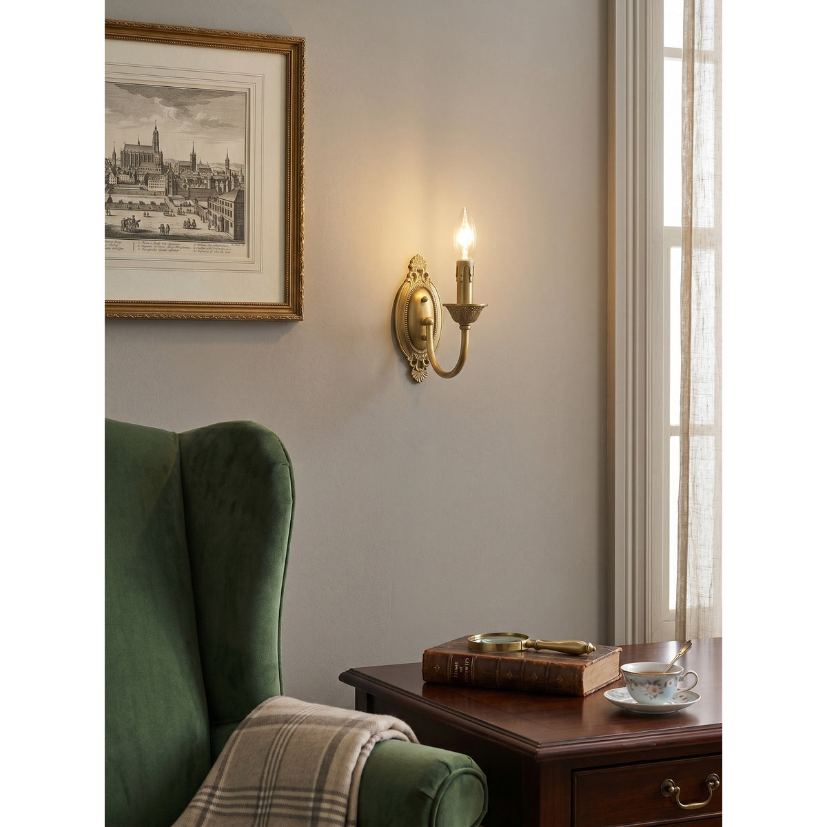 Calanaya wandlamp oud