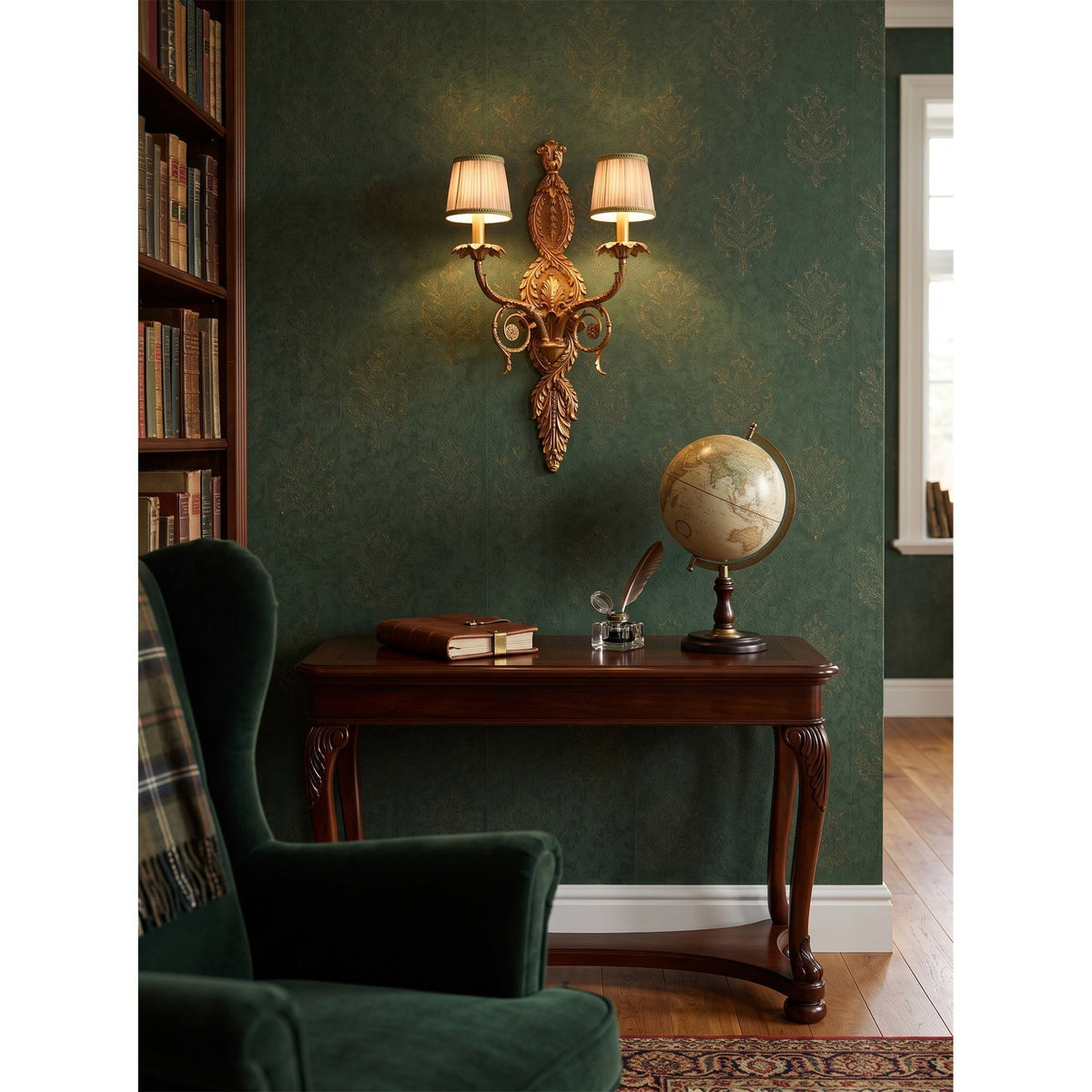 Regals wandlamp