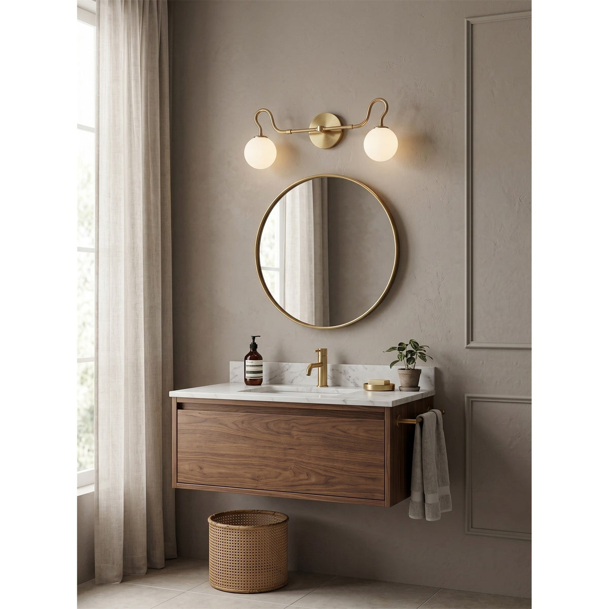 Marenne wandlamp met