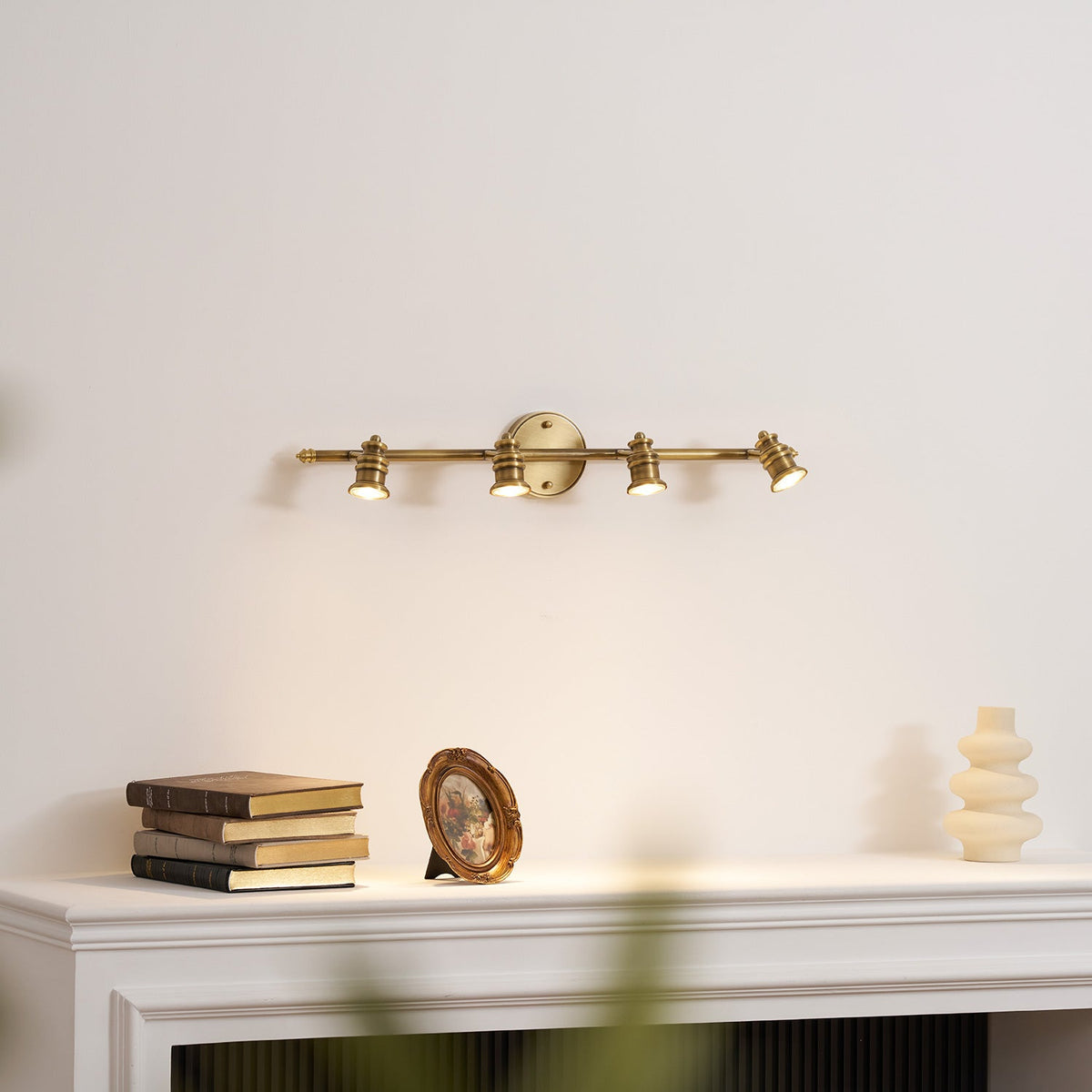 Corten messing wandlamp