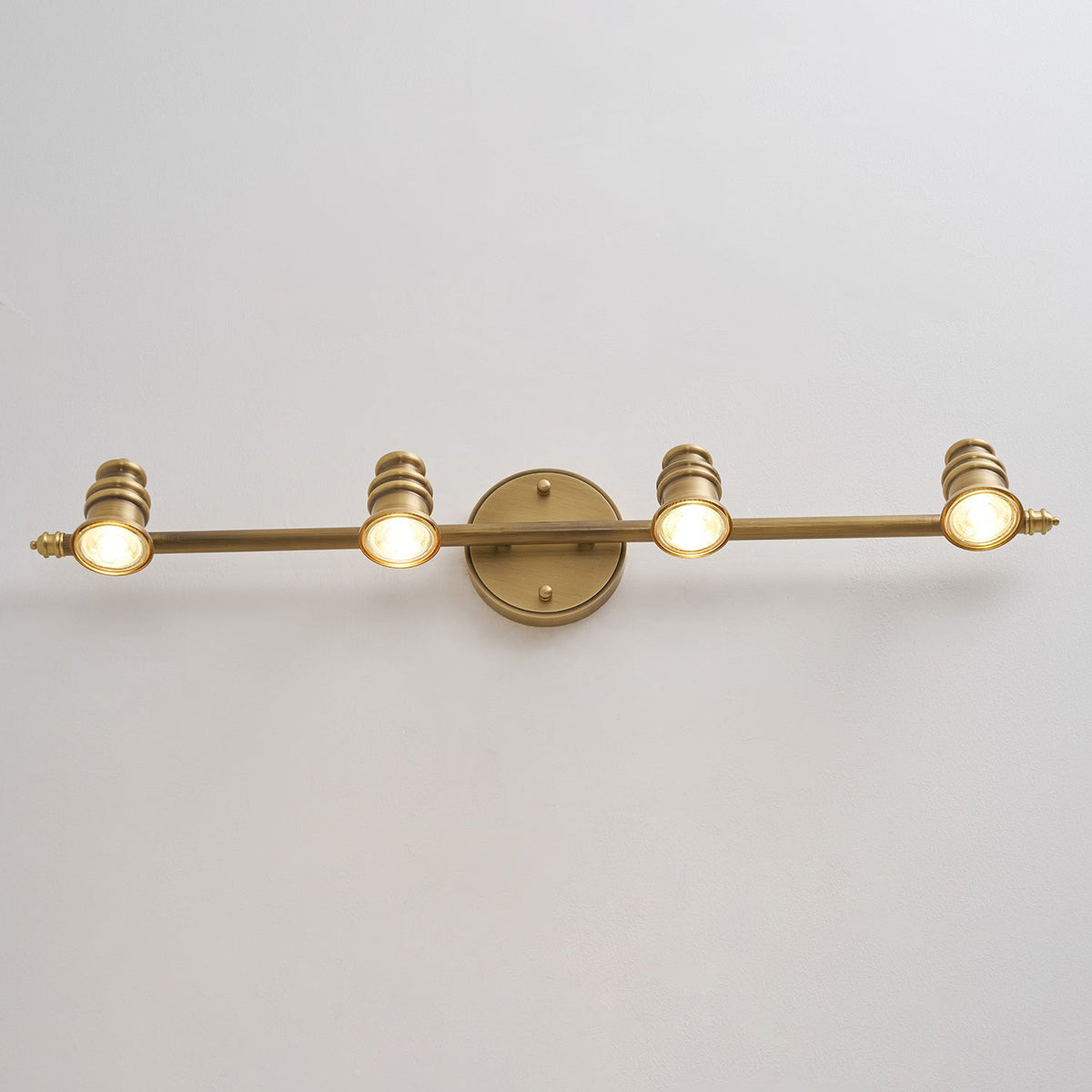 Corten messing wandlamp