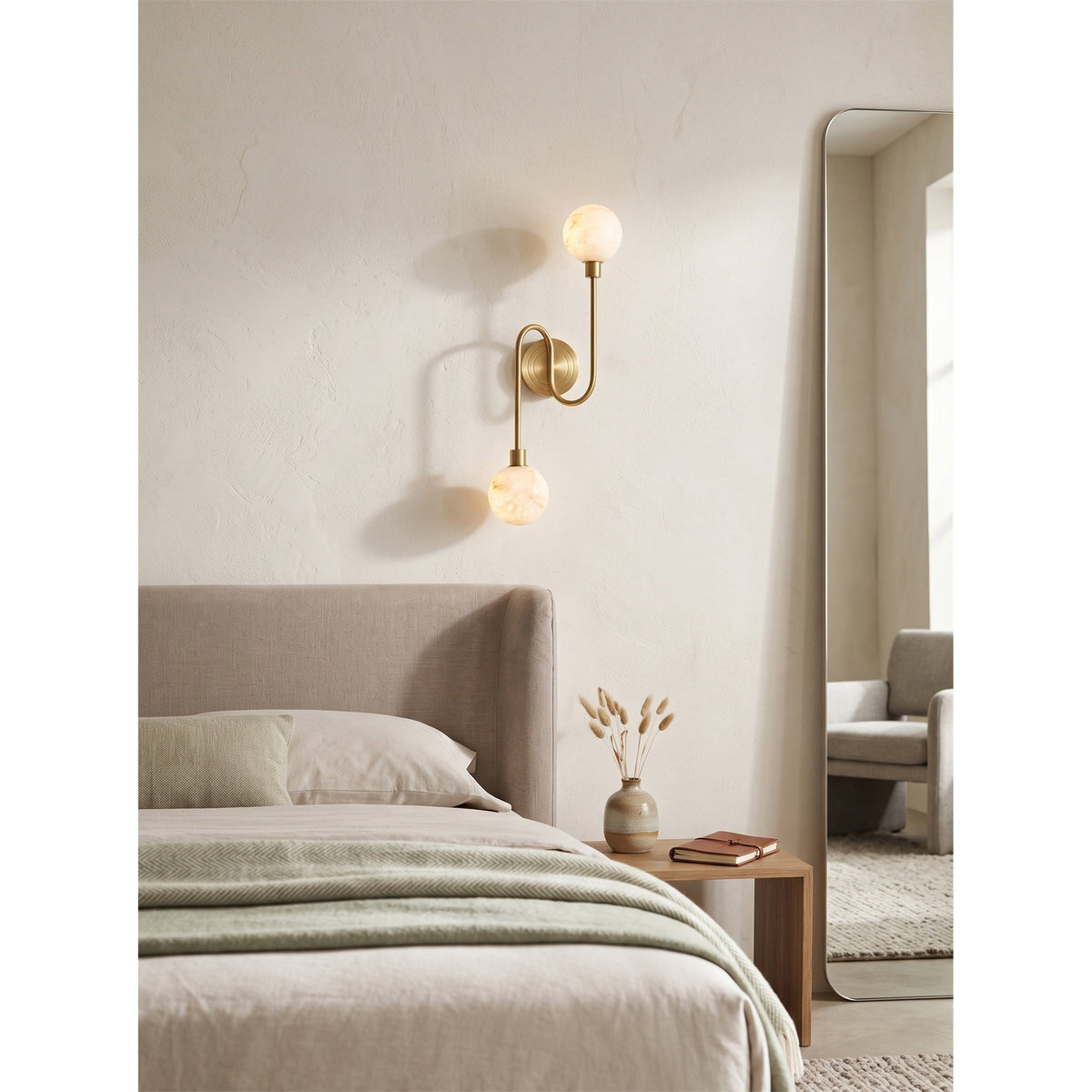 Miroielle wandlamp