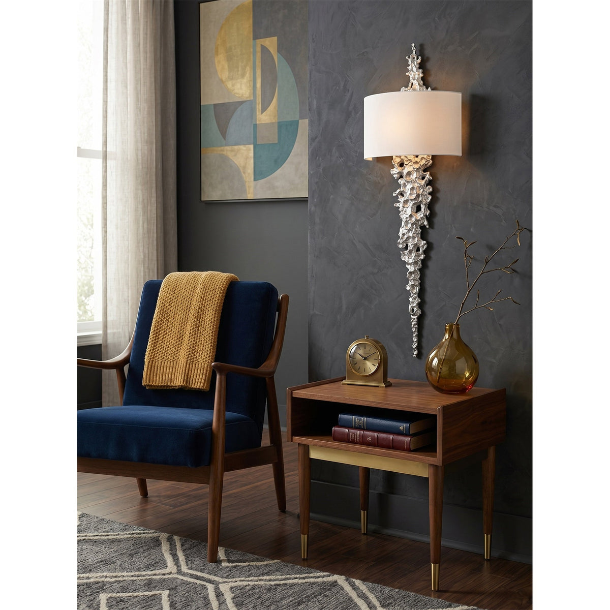 Nocthar wandlamp messing