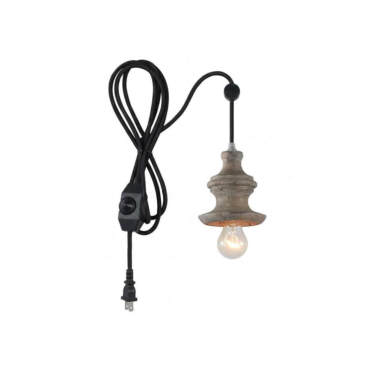Vornel houten hanglamp met zwang