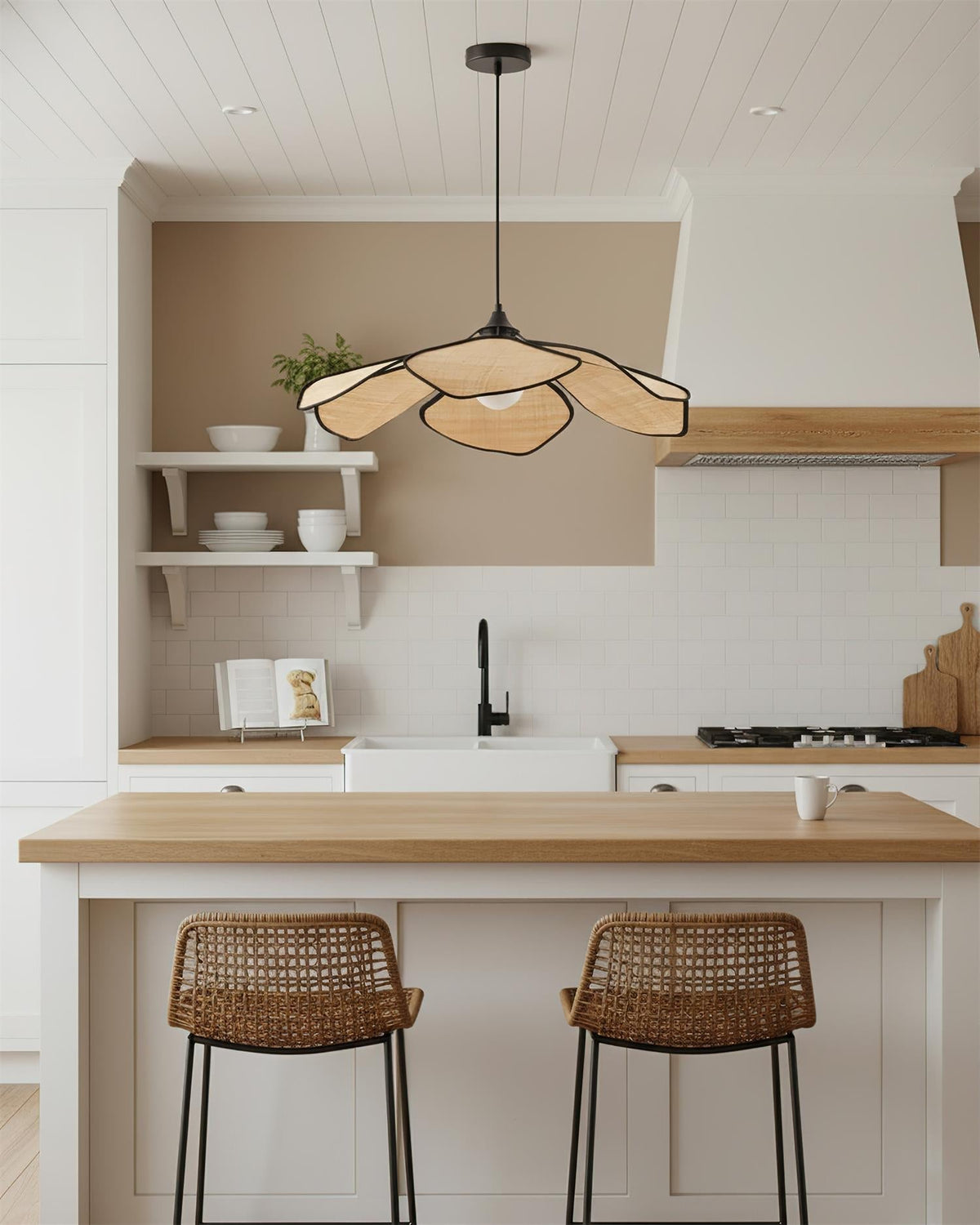 Viraisenne Petal hanglamp met bloemblaadjes