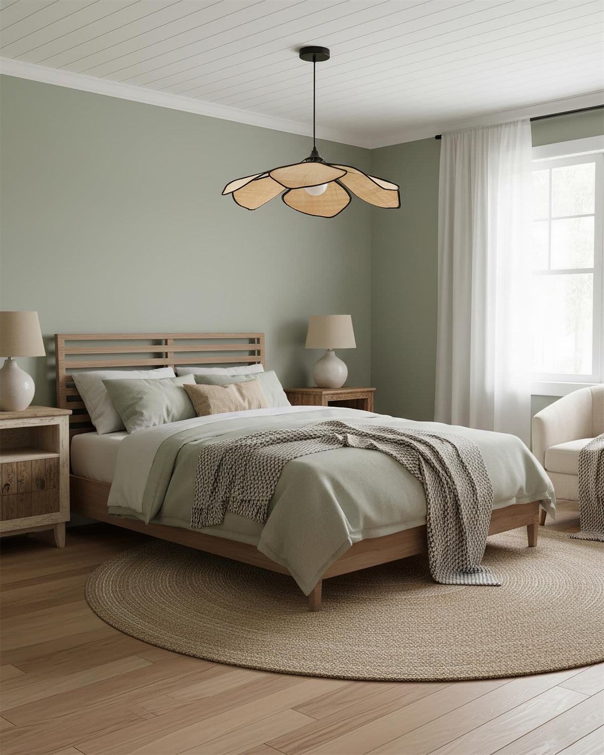 Viraisenne Petal hanglamp met bloemblaadjes