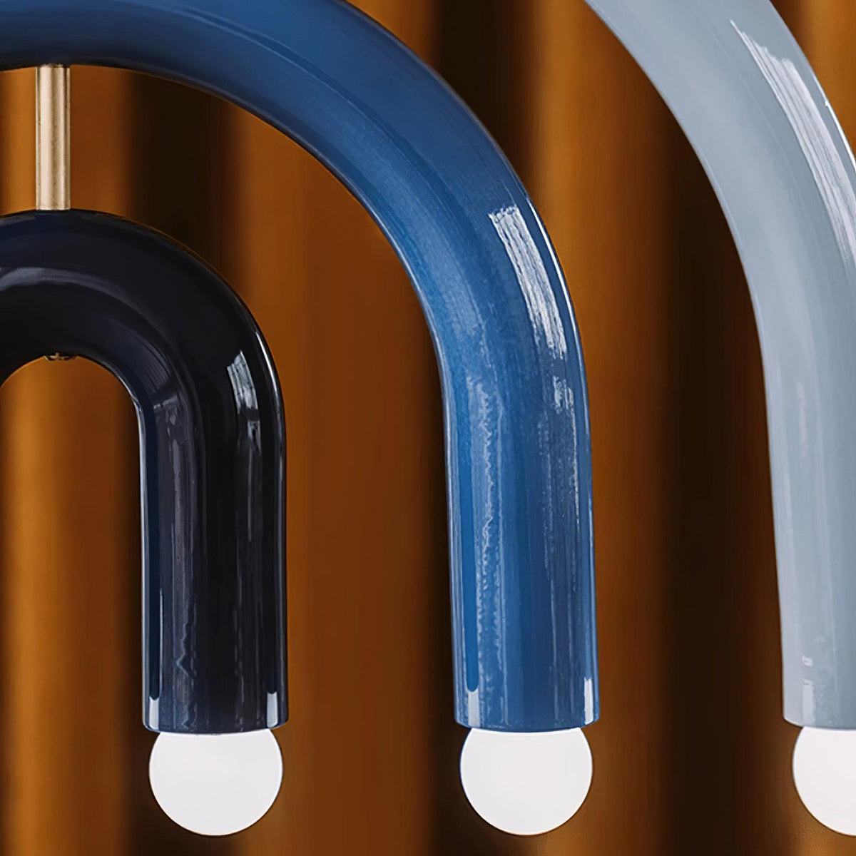 Moderne hanglamp met regenboogboog van metaal voor woon- en eetkamer